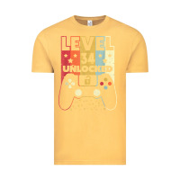 Vintage Mustard level 34 unlocked shirt video gamer 34th birthday gifts tee t shirt Vintage Tee - longCreatives