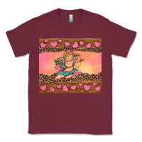 Burgundy cupid valentine's day Classic Tee - RanaPortraitStore