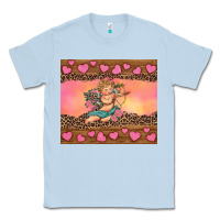 Dusty Blue cupid valentine's day Classic Tee - RanaPortraitStore