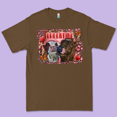 Valentine Heifers Premium Tee Designed By Ranaportraitstore
