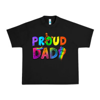 Black Proud Dad Urban Heavy Tee - NancyCooperArtShop