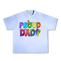 Grape Ice Proud Dad Urban Heavy Tee - NancyCooperArtShop