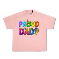 Salmon Proud Dad Urban Heavy Tee - NancyCooperArtShop