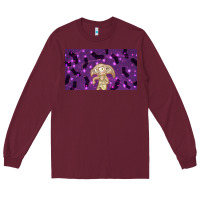 Burgundy elf with big ears and socks Long Sleeve Tee - TumblerDesignByShophia