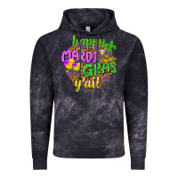 Cloud Black Happy Mardi Gras y'all Vintage Hoodie - NancyCooperArtShop
