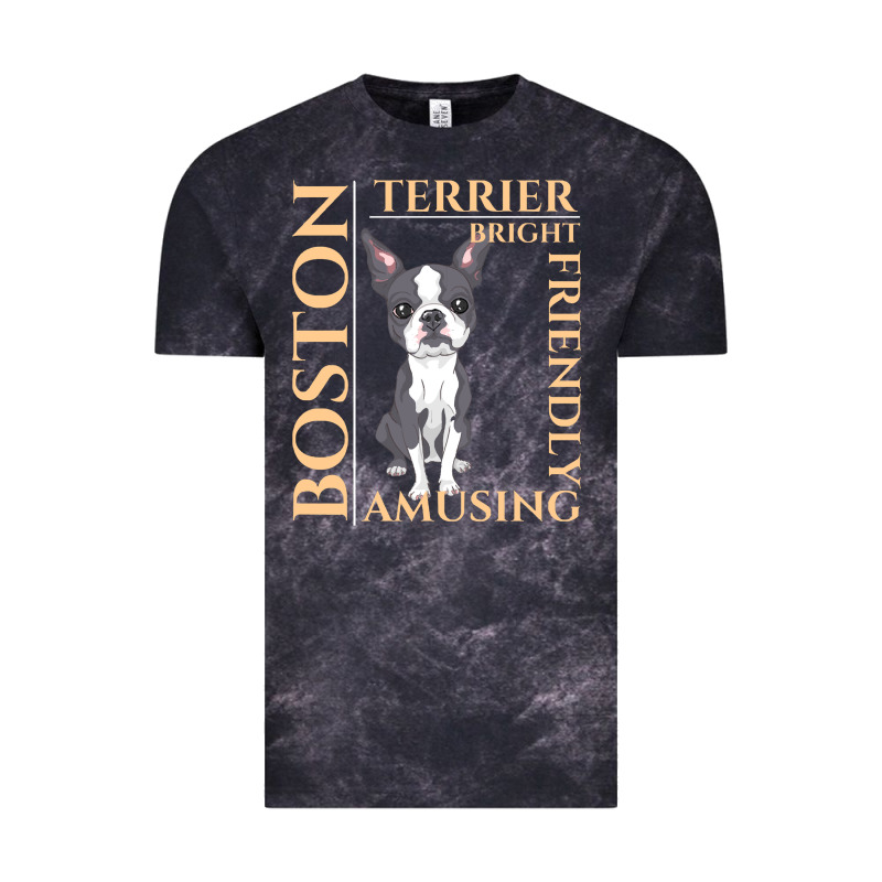 Boston Terrier T  Shirt Boston Terrier Dog Traits Gift T  Shirt Vintage Tee by longCreatives | Teevron