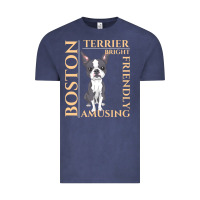 Vintage Denim boston terrier t  shirt boston terrier dog traits gift t  shirt Vintage Tee - longCreatives