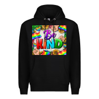 Black Western Be Kind LGBTQ Tumbler Premium Hoodie - BundleAndBundleShop