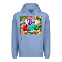 Colony Blue Western Be Kind LGBTQ Tumbler Premium Hoodie - BundleAndBundleShop