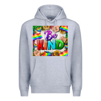 Heather Grey Western Be Kind LGBTQ Tumbler Premium Hoodie - BundleAndBundleShop