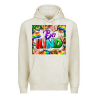Oatmeal Heather Western Be Kind LGBTQ Tumbler Premium Hoodie - BundleAndBundleShop