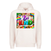 Pale Pink Western Be Kind LGBTQ Tumbler Premium Hoodie - BundleAndBundleShop