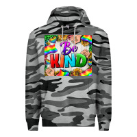 Slate Camo Western Be Kind LGBTQ Tumbler Premium Hoodie - BundleAndBundleShop