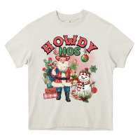 Cream howdy hos Heavy Core Tee - MaliasSmallBusiness
