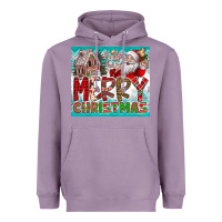 Lavender merry Christmas Heavyweight Hoodie - CowhideDigitalArt