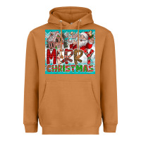 Meerkat merry Christmas Heavyweight Hoodie - CowhideDigitalArt