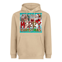 Mushroom merry Christmas Heavyweight Hoodie - CowhideDigitalArt