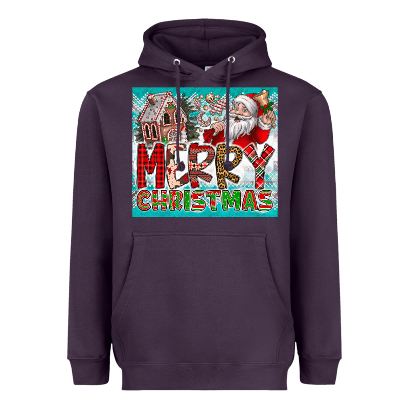 Merry Christmas Heavyweight Hoodie by CowhideDigitalArt | Teevron