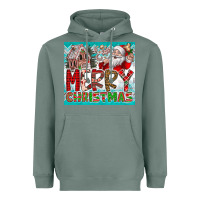 Sage merry Christmas Heavyweight Hoodie - CowhideDigitalArt