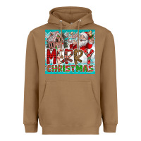Toasted Coconut merry Christmas Heavyweight Hoodie - CowhideDigitalArt
