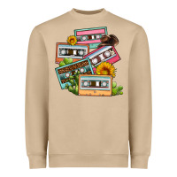 Mushroom 90s country caassette tapes Heavyweight Sweatshirt - OliviaCreatesArt