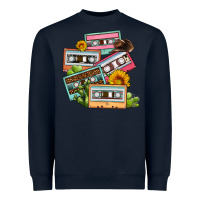 Navy 90s country caassette tapes Heavyweight Sweatshirt - OliviaCreatesArt