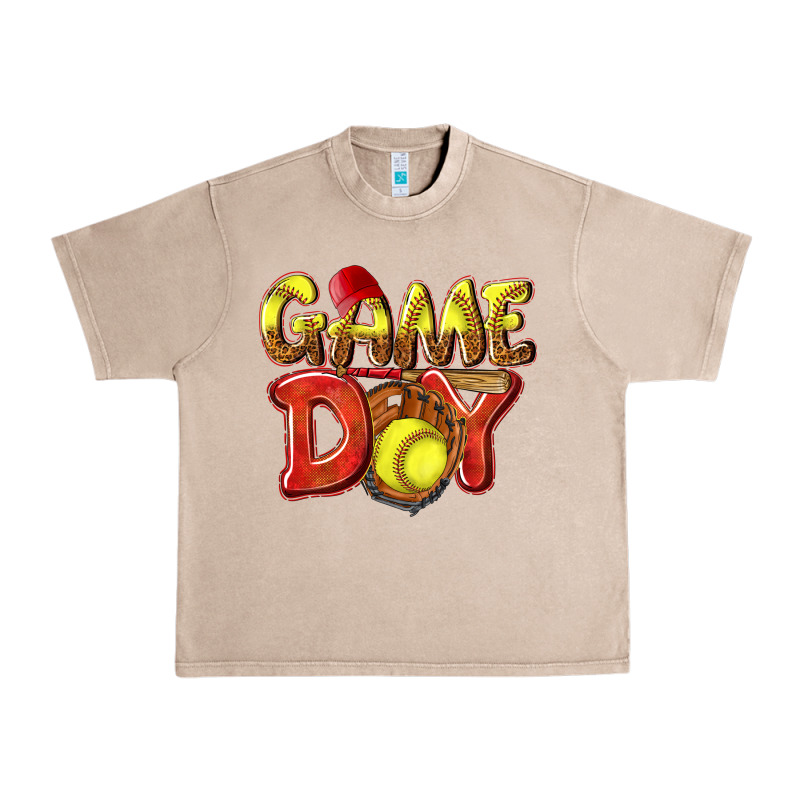Game Day Softball Urban Heavy Tee by NancyCooperArtShop | Teevron