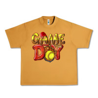 Peanut Butter Game Day Softball Urban Heavy Tee - NancyCooperArtShop
