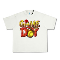Pistachio Game Day Softball Urban Heavy Tee - NancyCooperArtShop