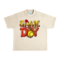 Sandshell Game Day Softball Urban Heavy Tee - NancyCooperArtShop