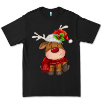 Black christmas baby deer Premium Tee - MaliasSmallBusiness
