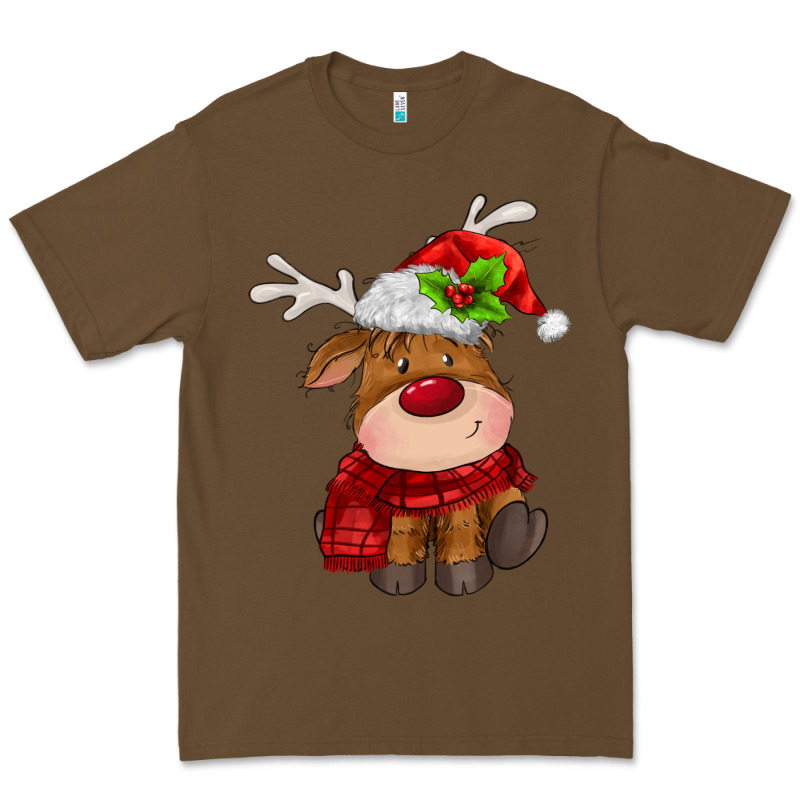 Christmas Baby Deer Premium Tee by MaliasSmallBusiness | Teevron