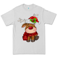 Dove Grey christmas baby deer Premium Tee - MaliasSmallBusiness