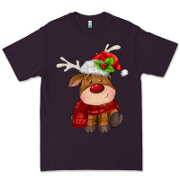 Plum christmas baby deer Premium Tee - MaliasSmallBusiness