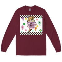 Burgundy f bomb kinda mom Long Sleeve Tee - TumblerDesignByShophia