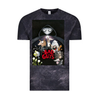 Cloud Black Graphic Movies  badguys film Mens Funny Vintage Tee - longCreatives