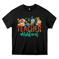 Black teacher assistant Heavy Core Tee - NancyCooperArtShop
