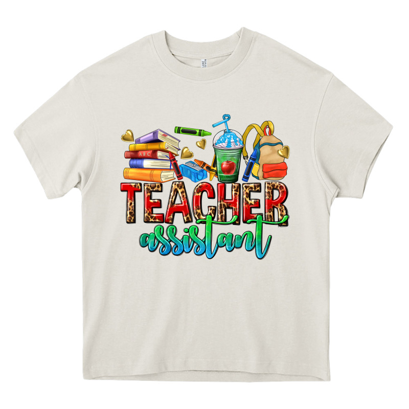 Teacher Assistant Heavy Core Tee by NancyCooperArtShop | Teevron