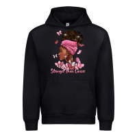 Black stronger than cancer Urban Hoodie - BarkalooDesign