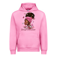 Fuchsia Pink stronger than cancer Urban Hoodie - BarkalooDesign