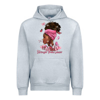 Heather Grey stronger than cancer Urban Hoodie - BarkalooDesign