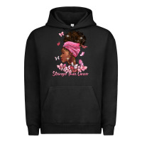 Pigment Black stronger than cancer Urban Hoodie - BarkalooDesign