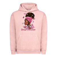 Pigment Salmon stronger than cancer Urban Hoodie - BarkalooDesign