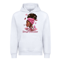 White stronger than cancer Urban Hoodie - BarkalooDesign