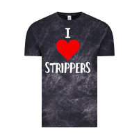I Love Strippers Funny Sex Gift Vintage Tee | Teevron