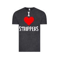 Vintage Black I Love Strippers Funny Sex gift Vintage Tee - longCreatives
