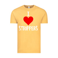 Vintage Mustard I Love Strippers Funny Sex gift Vintage Tee - longCreatives