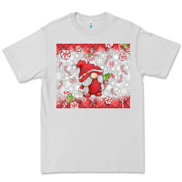 Dove Grey candy cane gnome Premium Tee - MaliasSmallBusiness
