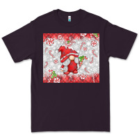Plum candy cane gnome Premium Tee - MaliasSmallBusiness