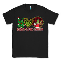Black Peace Love Grinch Classic Tee - Bettercallsaul